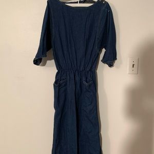Vintage denim dress